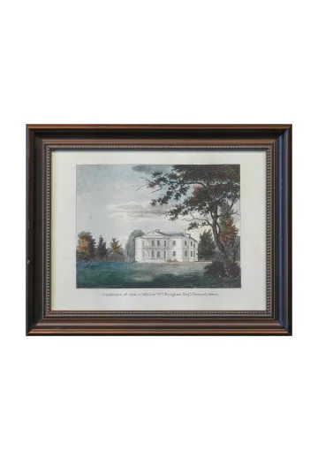 Framed Cleared Grand Estate Lithograph