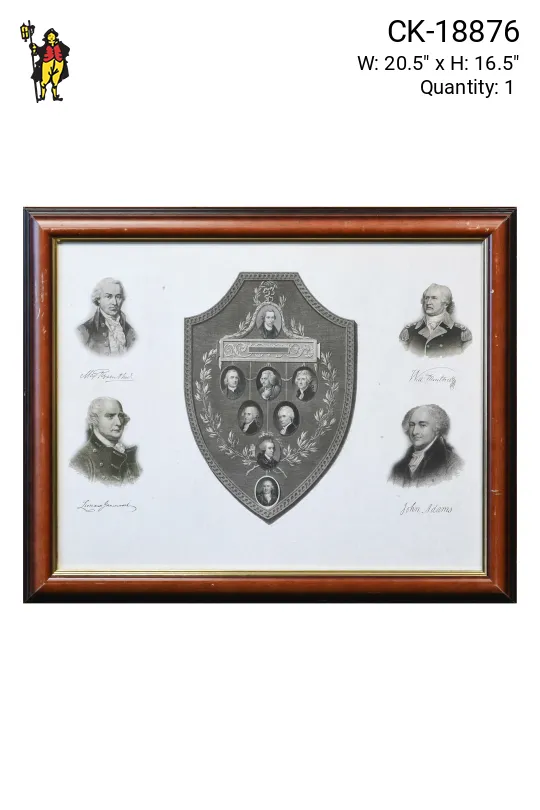 Framed Cleared Commemorative Portrait Collage