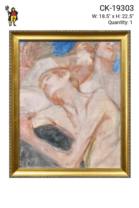 Gold Framed Cleared Impressionist Painting