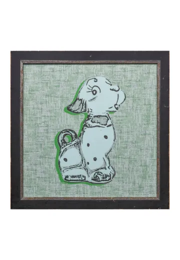 Framed Cleared Pop Art Dog Print