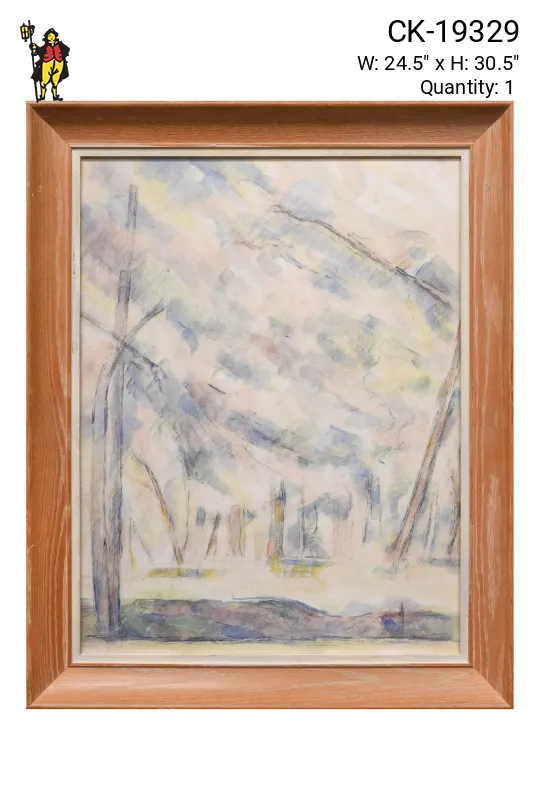 Framed Cleared Impressionist Nature Print