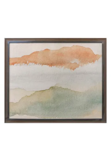 Cleared Modern Minimalist Abstract Watercolor - 1