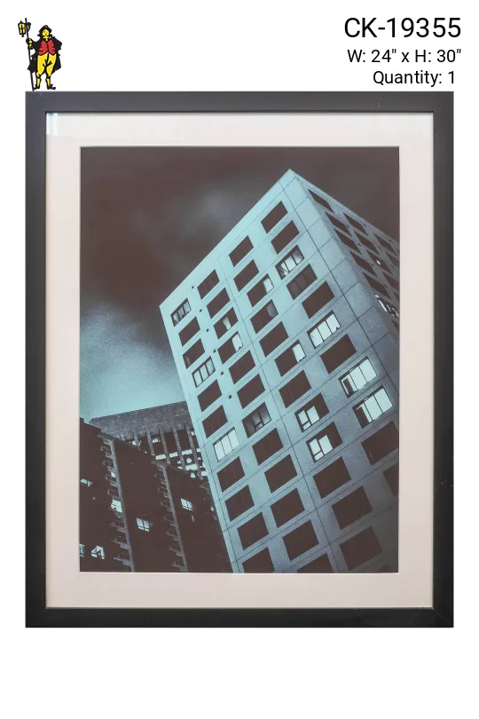 Framed Cleared Modern Architectural Photograph