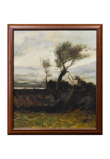 Wooden Framed Cleared Abstract Realism Painting - 2