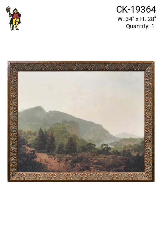 Wooden Framed Cleared Abstract Realism Painting - 3