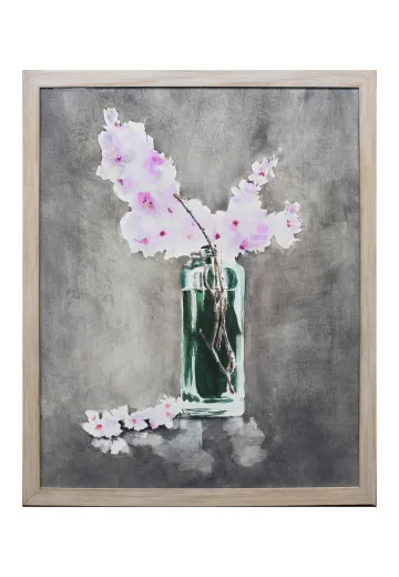 Framed Cleared Orchid Watercolor