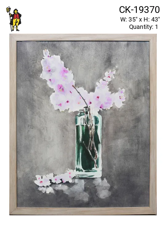 Framed Cleared Orchid Watercolor