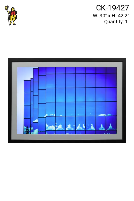 Framed Cleared Contemporary Minimalist Mirrored Architecture Photograph - 4