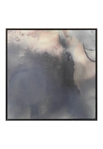 Framed Cleared Abstract Painting
