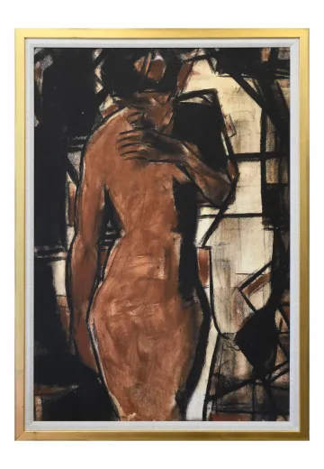 Gold Framed Cleared Sun Bather