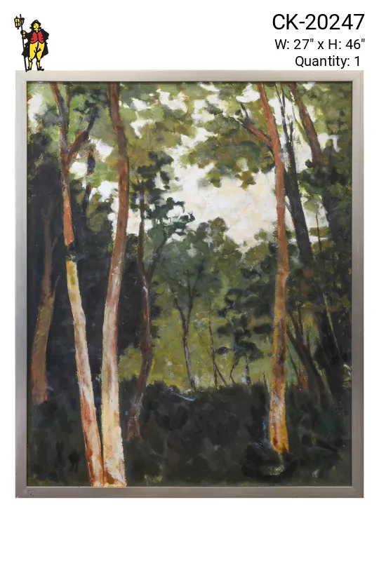 Nickel Framed Cleared Wrightwood Trees