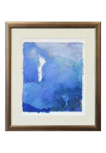 Framed Cleared Abstract Expressionist Painting - 1