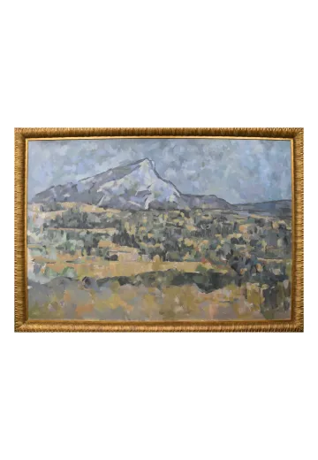 Framed Cleared Impressionistic Landscape Painting