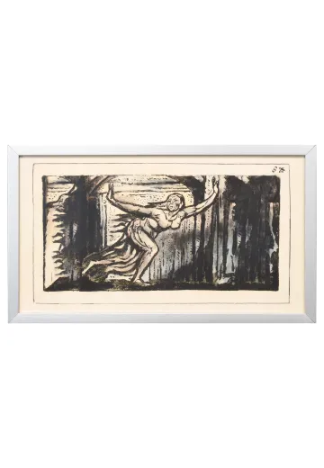 White Framed Cleared Expressionist Female Figure
