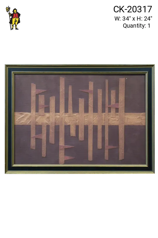 Framed Cleared Geometric Abstract Print
