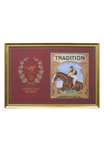 Gold Framed Cleared Purebred Print