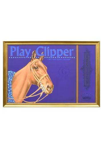 Gold Framed Cleared Two Time Derby Winner Print