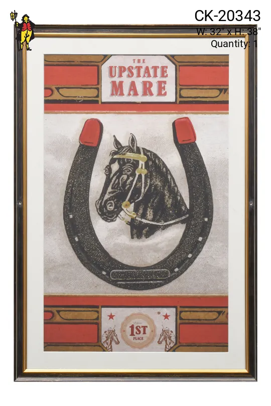 Framed Cleared "The Upstate Mare" Print