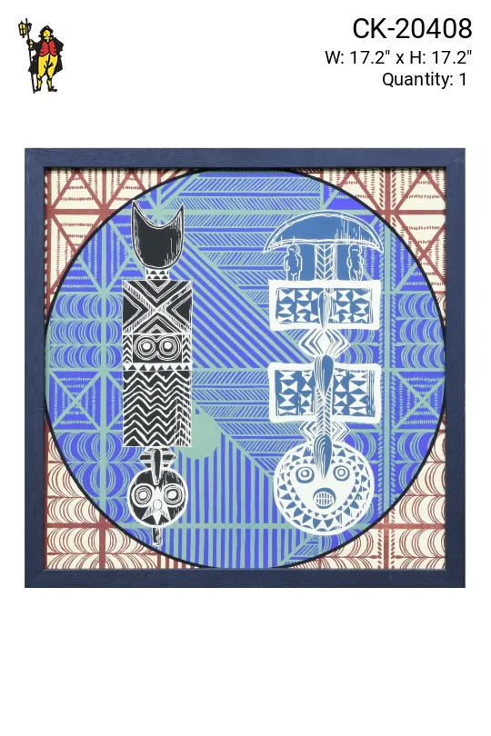 Framed Cleared Cultural Idols Print
