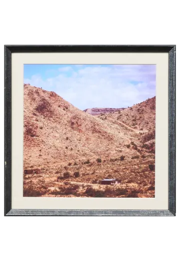 Framed Cleared Desert Photograph