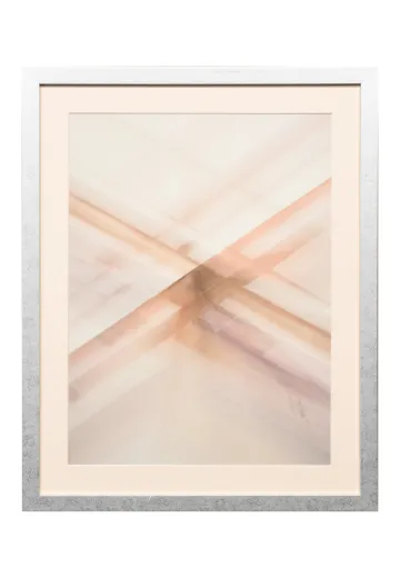 Framed Cleared Minimalist Abstract Painting