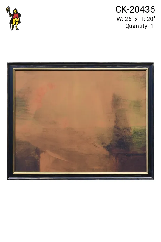 Abstract Expressionistic Cleared Earth Tone Painting