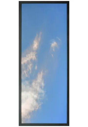 Black Framed Cleared Sunset Sky Painting - 3