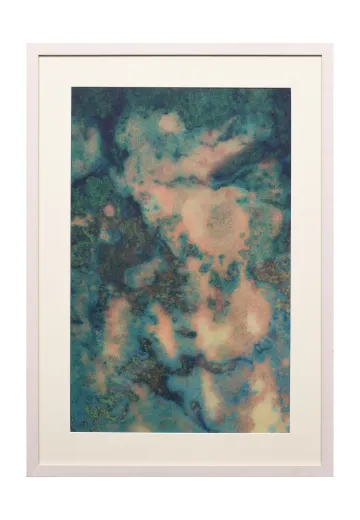 Framed Cleared Earth Tone Abstract Painting
