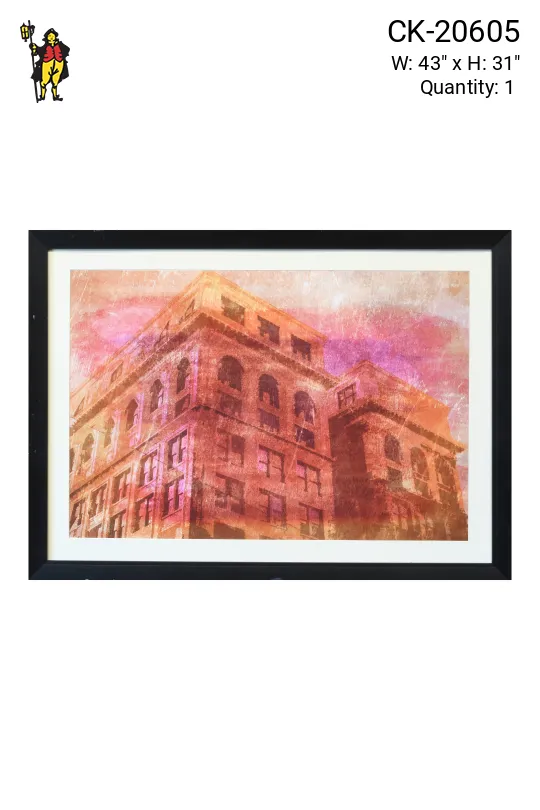 Framed Cleared Architectural Collage