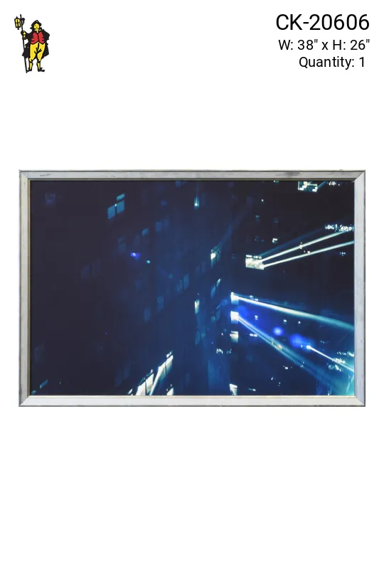 Framed Cleared Cityscape Photograph