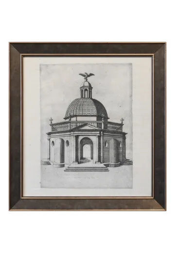 Framed Cleared Architectural Etching - 1