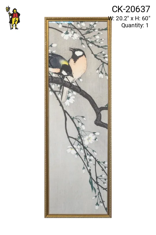 Framed Cleared Japanese Ink Watercolor Painting - 2