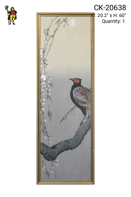 Framed Cleared Japanese Ink Watercolor Painting - 3