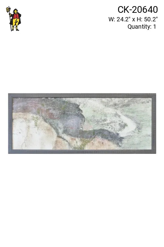 Framed Cleared Contemporary Abstract Watercolor