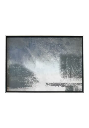 Framed Cleared Minimalist Abstract Painting