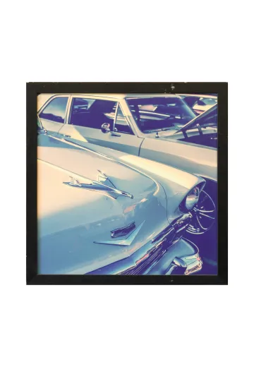 Framed Cleared Pop Style Car Photograph