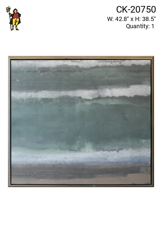Framed Cleared Minimalist Landscape Watercolor