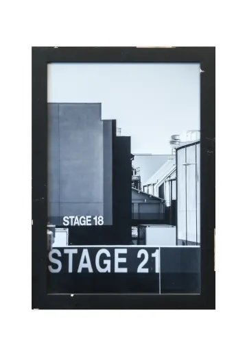 Framed Cleared Sound Stage Photograph