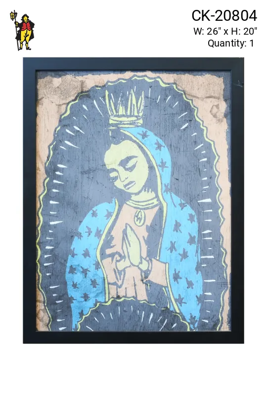 Framed Cleared Street Art Woodcut Print - 1