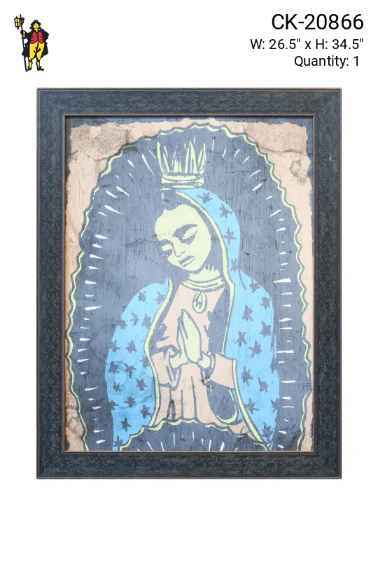 Framed Cleared Street Art Woodcut Print - 2