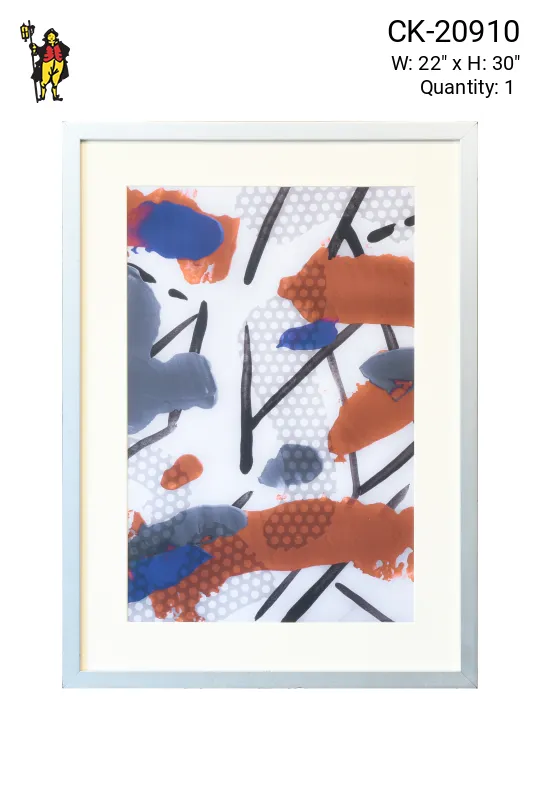 Cleared Post Modern Mixed Media Abstract - 1