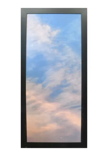 Framed Cleared Minimalist Serene Sky Photograph - 1 (Damaged Canvas)