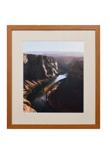 Framed Cleared "Desert Canyon" Photograph