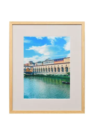 Framed Cleared European Landscape Graphic Art Print