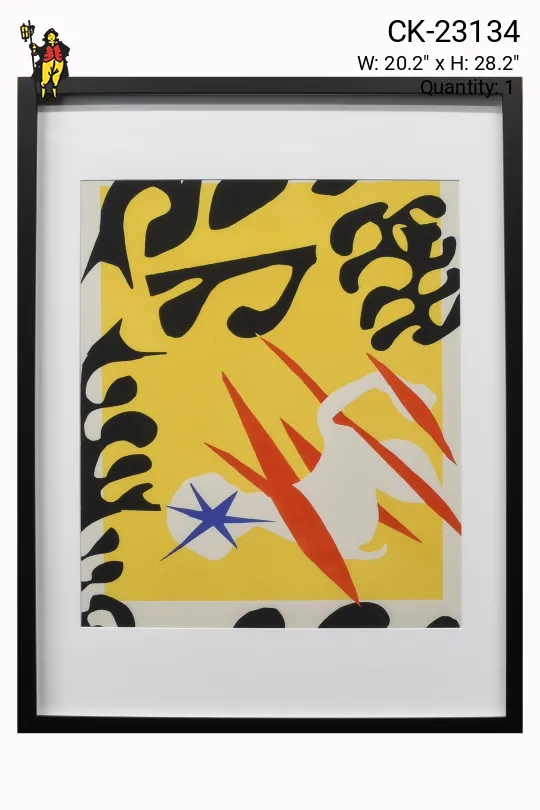 Cleared Framed Abstracts Painting