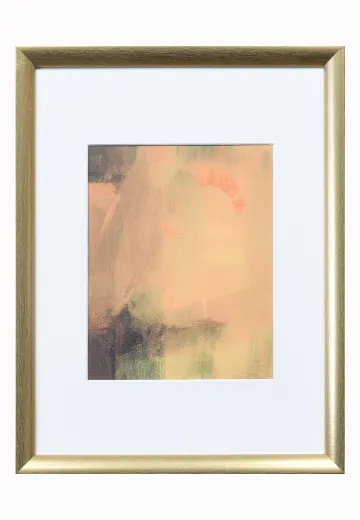 Cleared & Framed Abstract Landscape Painting (2/2)