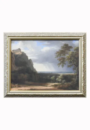 Framed 19th century Landscape Painting