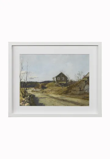 Cleared & Framed Landscape Oil Painting