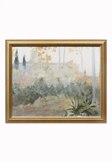 Framed Cleared Impressionist Landscape