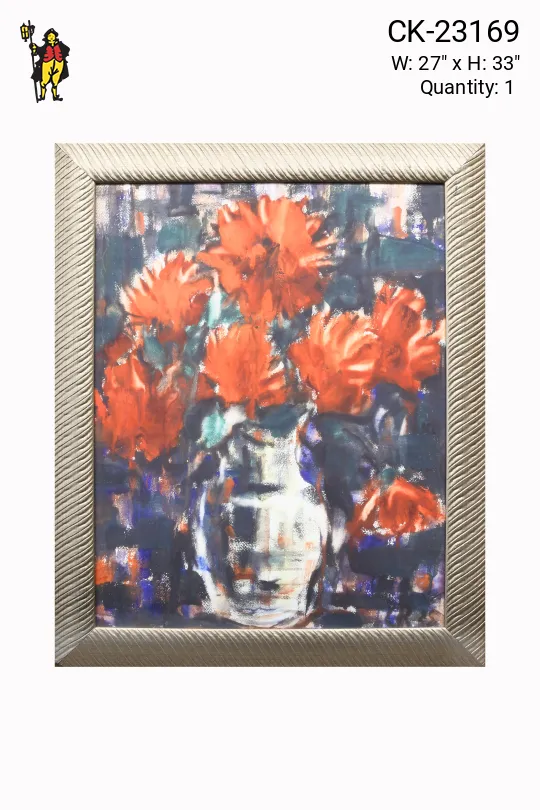 Cleared Framed Impressionistic Still Life
